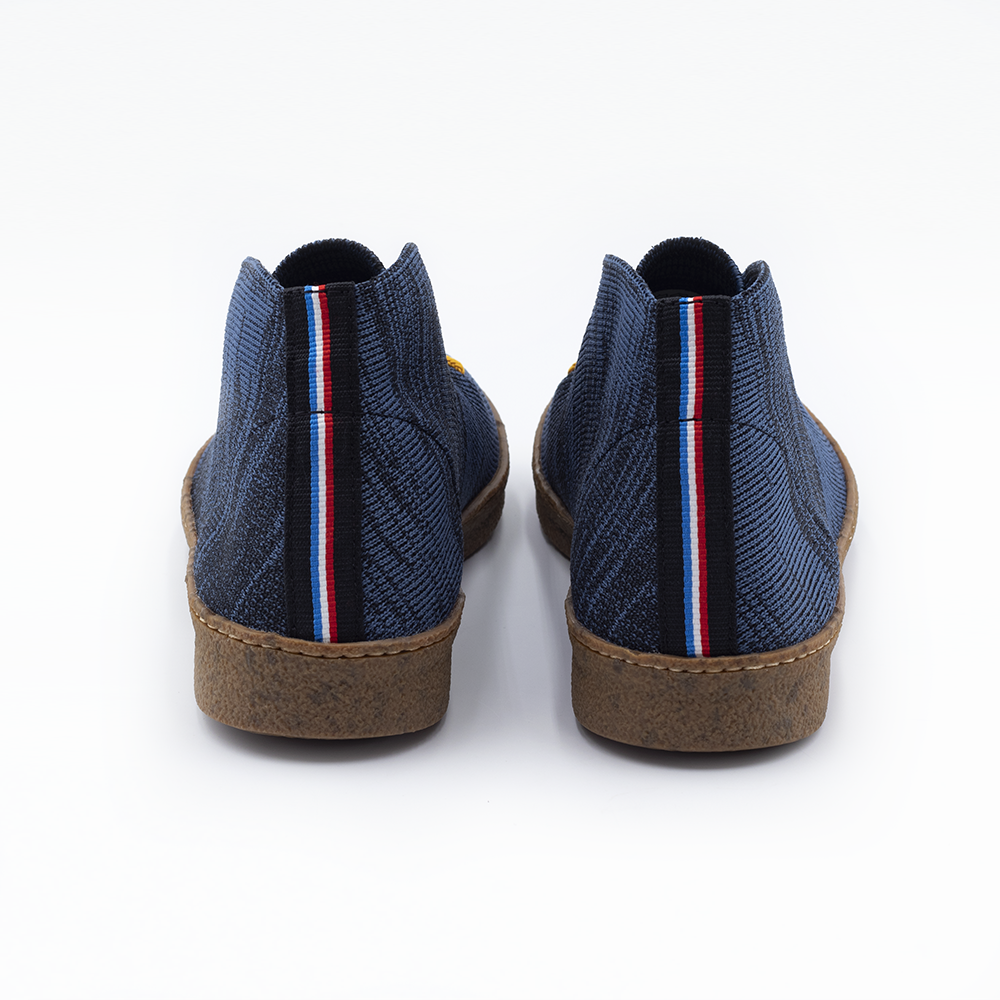 Sneakers écoresponsables montantes bleu marine