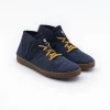 Baskets montantes homme bleu marine