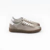 Paire de sneakers en croute de cuir Made in France