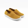 basket sans lacet couleur moutarde