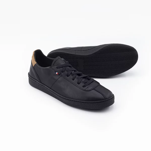 sneakers homme en cuir avec semelle gomme