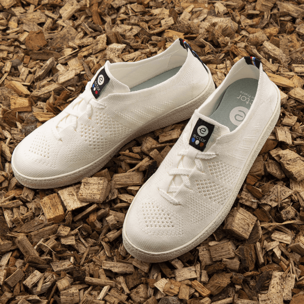 Sneakers Ector Zéphyr Blanc sneakers lyocell Made in France