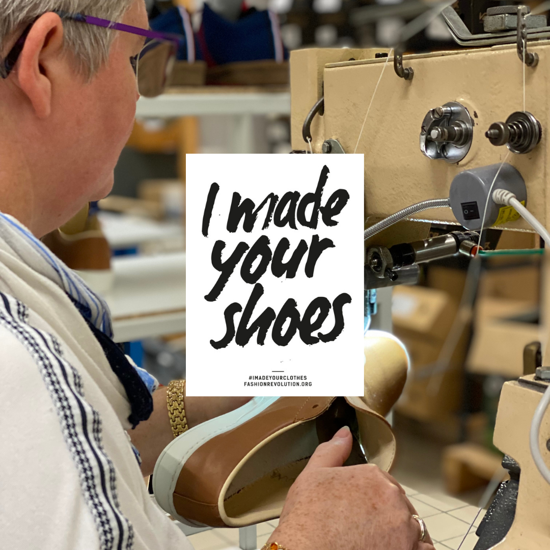 Fabrication françaises de chaussures mouvement "I made your shoes" fashion revolution week