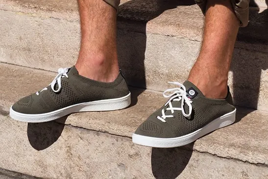 Baskets durables kaki Ector sneakers