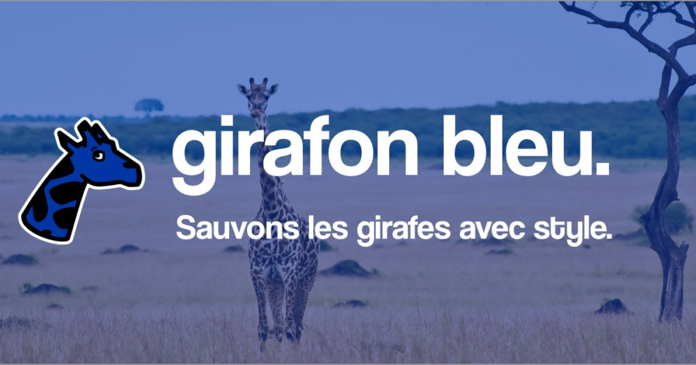 marque engagée Girafon Bleu