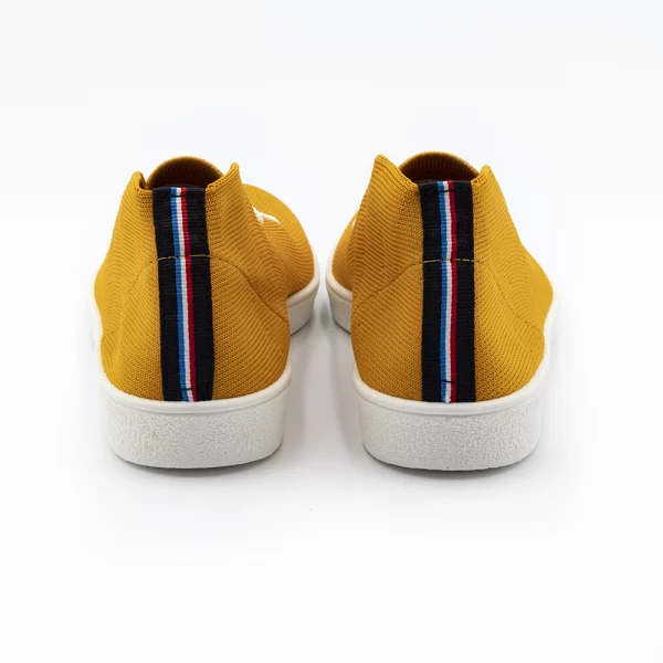chaussures montantes fabriquées en France jaune
