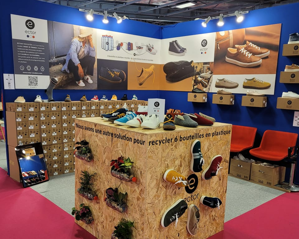 stand Ector sneakers salon du Made in France 2022