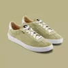 Baskets daim fabriquées en france beige