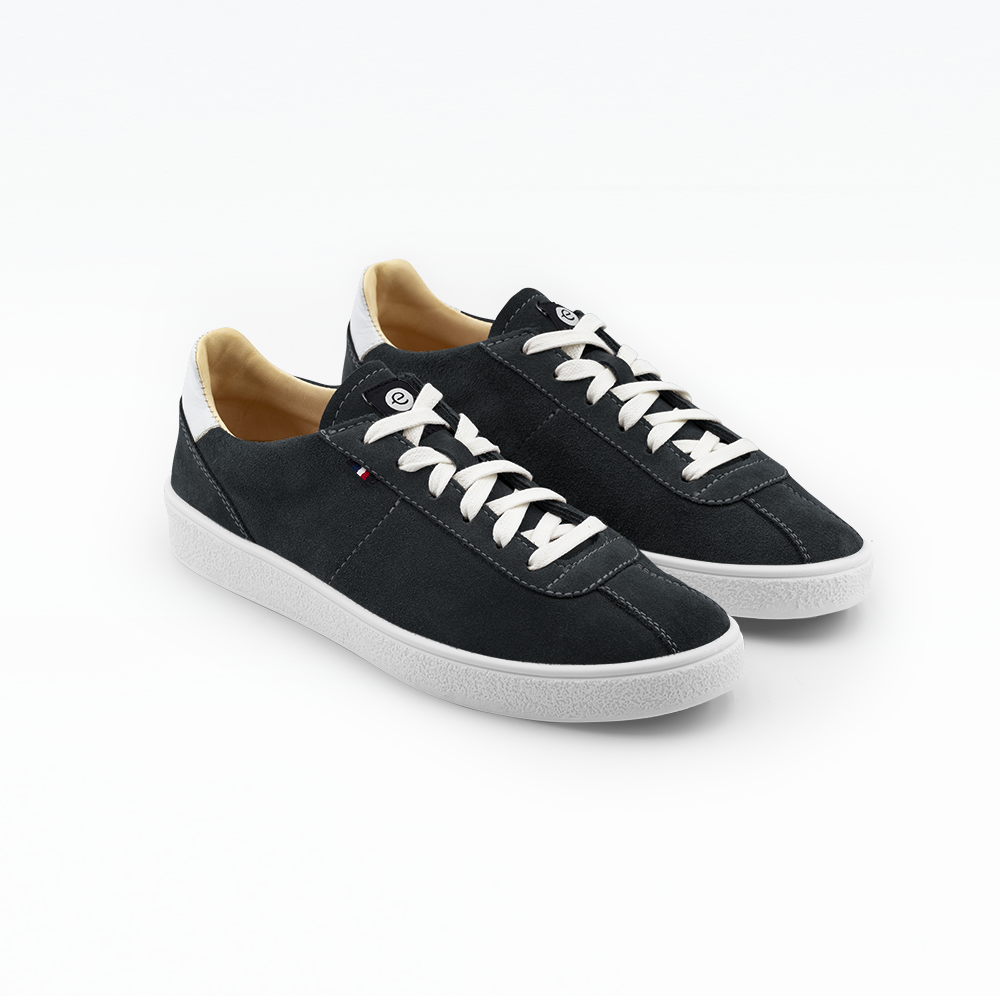 chaussures cuir made in france gris anthracite