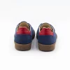 baskets daim made in france bleu marine