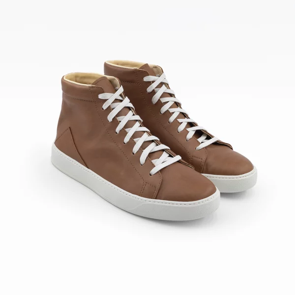 Chaussure cheap marron montante