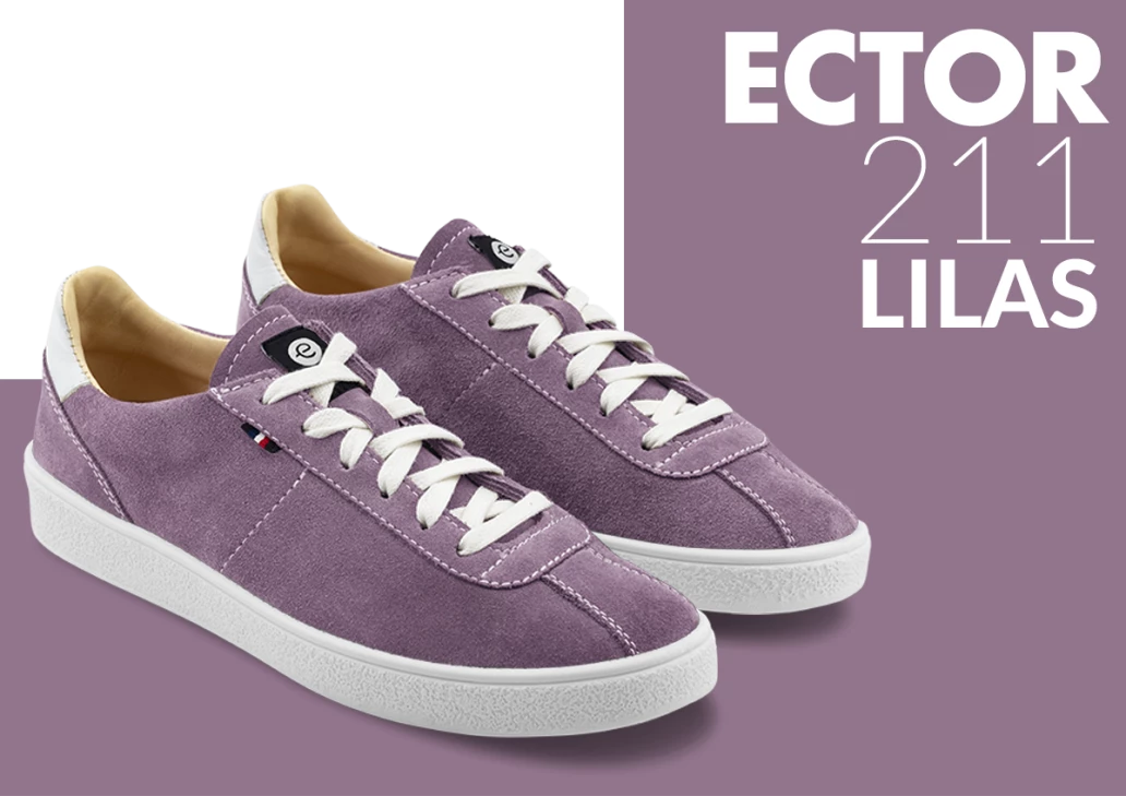 Chaussures cuir fabriquées en france violette
