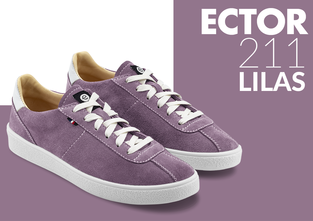 Chaussures cuir fabriquées en france violette