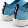 Baskets eco responsables bleu ciel