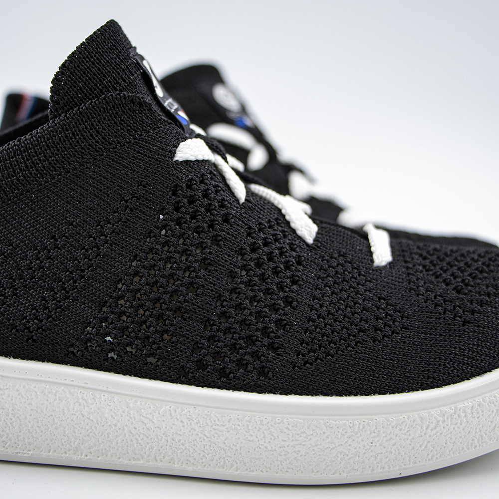 Baskets Ector sneakers Noir Chaussures recyclées en bouteilles plastiques noir