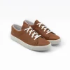 Sneakers en cuir eco responsables marron