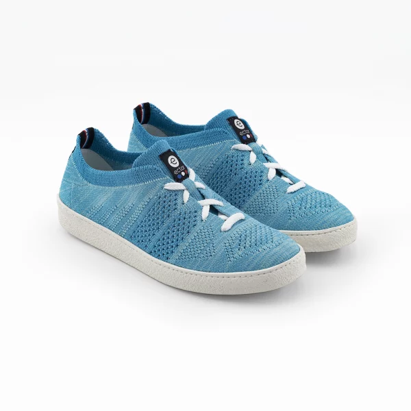 sneakers made in france turquoise