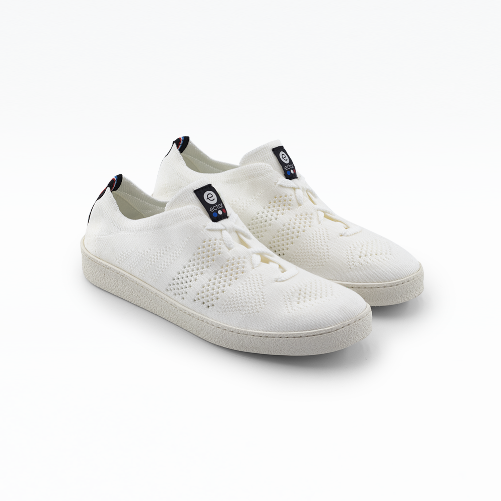 Baskets Ector sneakers Zéphyr sneakers eco responsables lyocell blanc