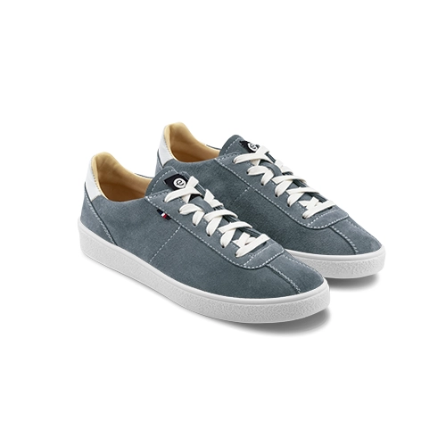 chaussure cuir francaise bleu