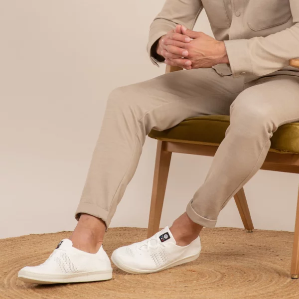 baskets homme tendances blanc