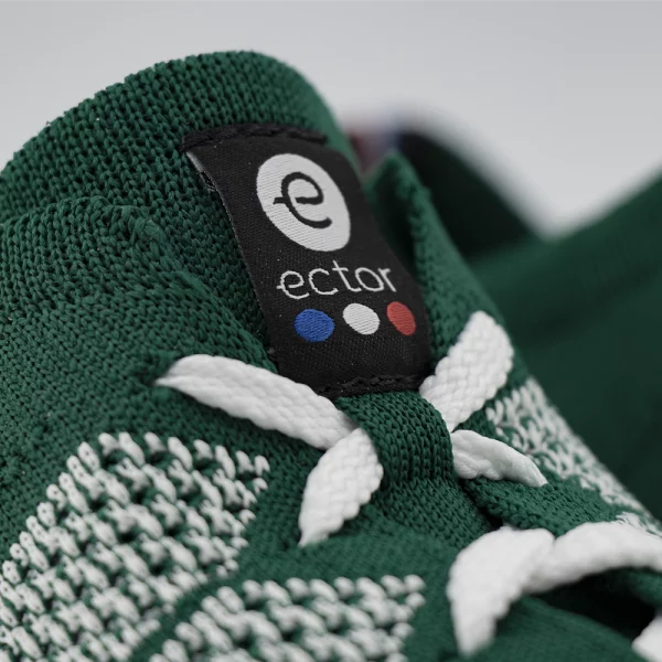 chaussures fabrication francaise vert blanc