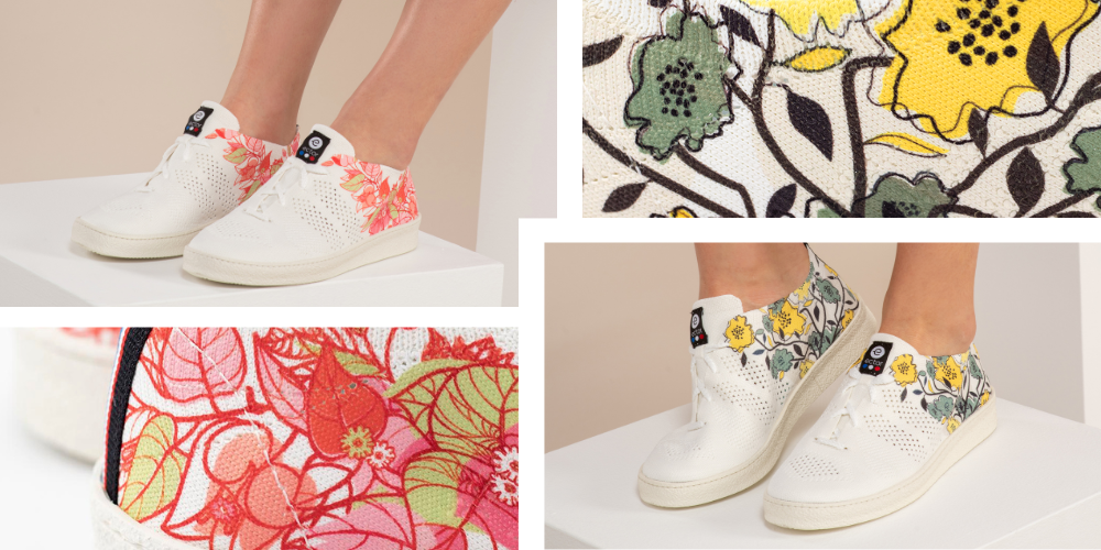 Chaussures fleuries femme outlet