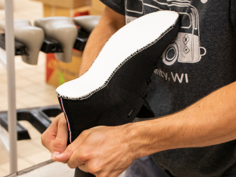 Fabrication de baskets françaises