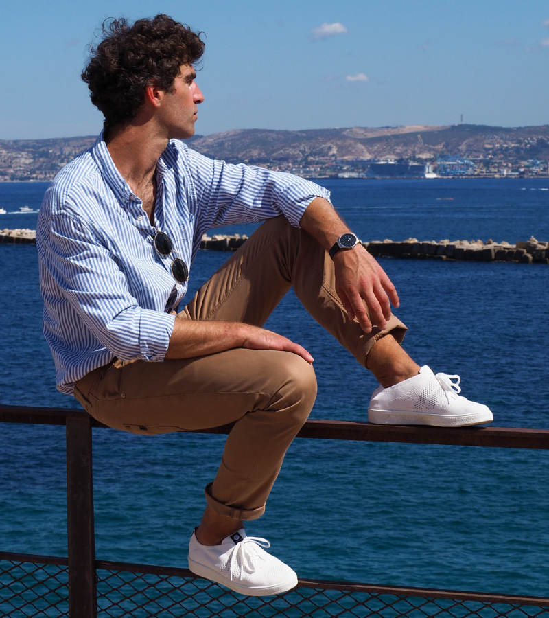 sneakers blanche fabriquées en france