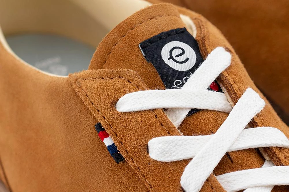 chaussures en cuir françaises camel