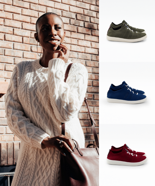 sneakers made in france avec robe pull