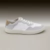 Sneakers Ector 240 Beige baskets made in france cuir beige